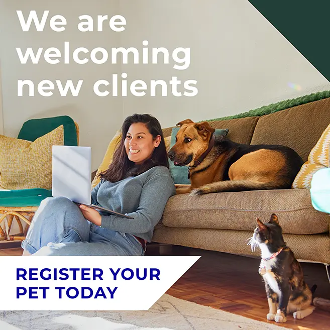 Welcome to Garston Vets, register your pet today!